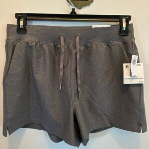 Old Navy Heathered Charcoal Athletic Drawstring Shorts